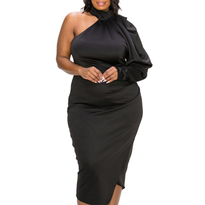 Livd Plus Size Gigi Dress In Black