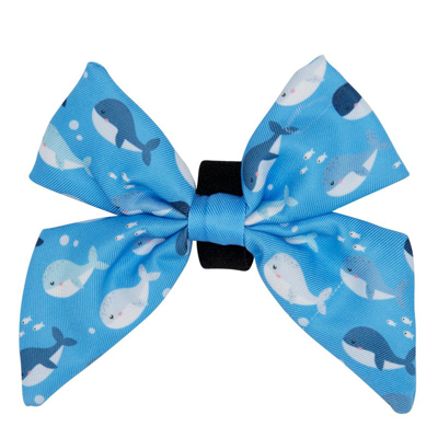 Sassy Woof Dog Sailor Bow In Blue