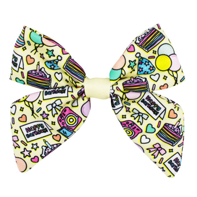 Sassy Woof Dog Sailor Bow In Yellow