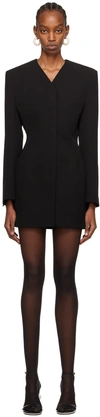 Jacquemus Black Les Sculptures 'la Robe Cubo' Minidress In 990 Black