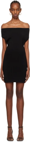 Jacquemus Black Les Sculptures 'la Robe Cubista' Minidress In 990 Black
