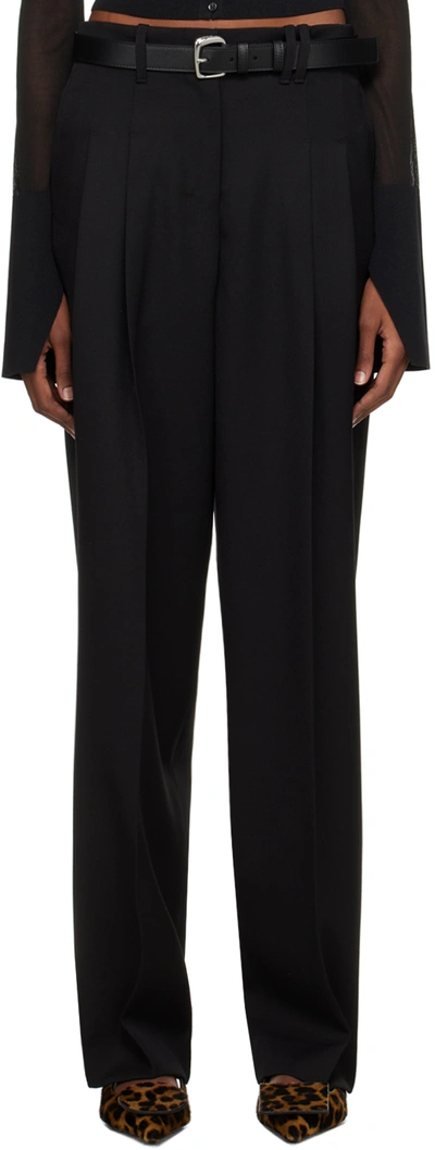 Jacquemus Black Les Sculptures 'le Pantalon Titolo' Trousers In 990 Black