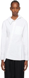 Jacquemus White Les Sculptures 'la Chemise Pablo' Shirt In 100 White