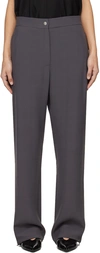 STUDIO NICHOLSON GRAY RUSH TROUSERS