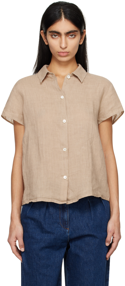 Apc Beige Marina Shirt