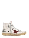 GOLDEN GOOSE FRANCY BEIGE LEATHER SNEAKER,7241152