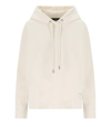 Max Mara Mirko Ivory Hoodie In Ivory