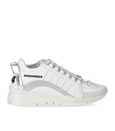 Dsquared2 Legendary White And Silver Trainer