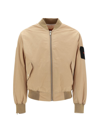 424 Logo-patch Quilted Bomber Jacket In 21