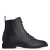 Giuseppe Zanotti Chris Leather Ankle Boots In Black