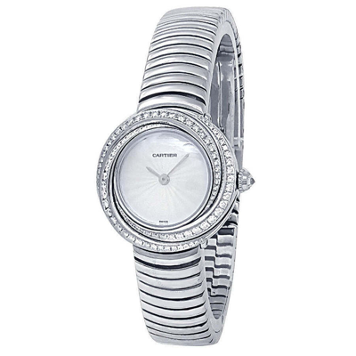 Cartier Trinity Quartz Diamond White Dial Ladies Watch Wg2009u1 In White/gold Tone