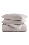 IENJOY HOME IENJOY HOME WAFFLE TEXTURED 3-PIECE COMFORTER SET