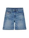 Diesel D-macs Whiskering-effect Denim Shorts In Blue