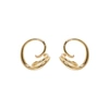 CHARLOTTE CHESNAIS Gold Round Trip Earrings