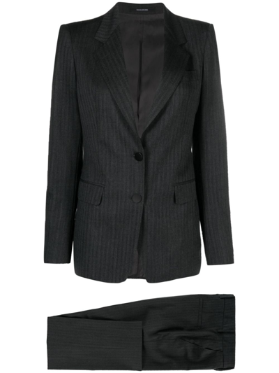 Tagliatore Single-breasted Tailored Suit In Grey