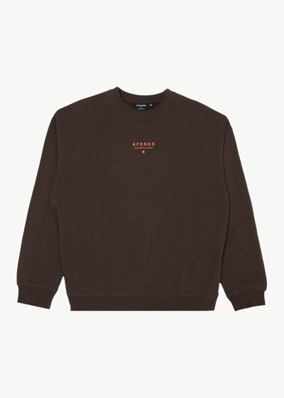 Afends Crew Neck In Brown
