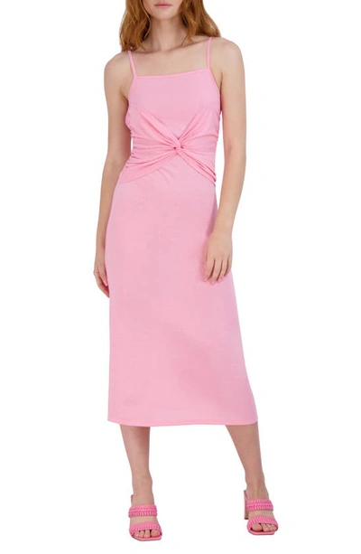 Bcbgeneration Knot Front Mini Dress In Pink