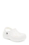 Crocs Baya Platform Clog In White