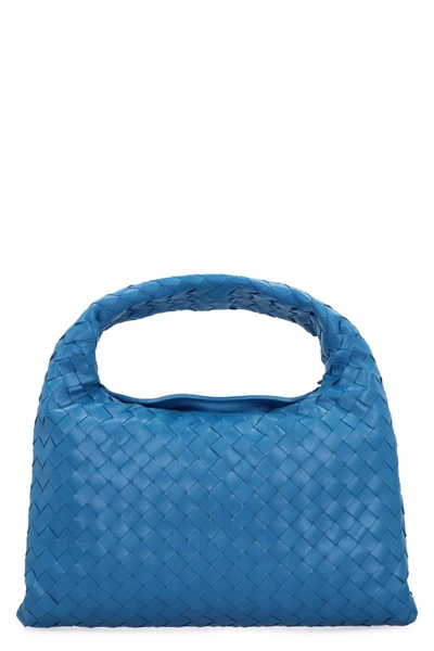 Bottega Veneta Hop Small Shoulder Bag In Blue