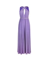 Liu •jo Lurex Maxi Dress In Viola