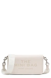 Marc Jacobs The Mini Bag Leather Crossbody Bag In Neutral