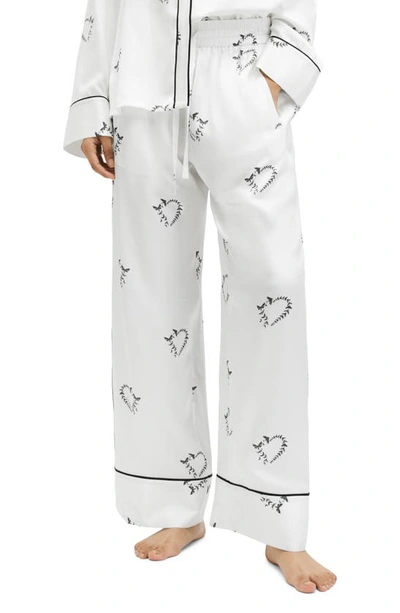 Allsaints Sofi Escalera Pants In Ecru White