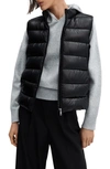 Mango Ultra-light Quilted Gilet Black