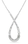 Swarovski Hyperbola Pendant Necklace In Silver
