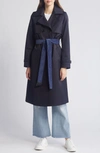 SAM EDELMAN CORDUROY CONTRAST TRENCH COAT