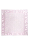 Givenchy 4g Monogram Scarf In Pink
