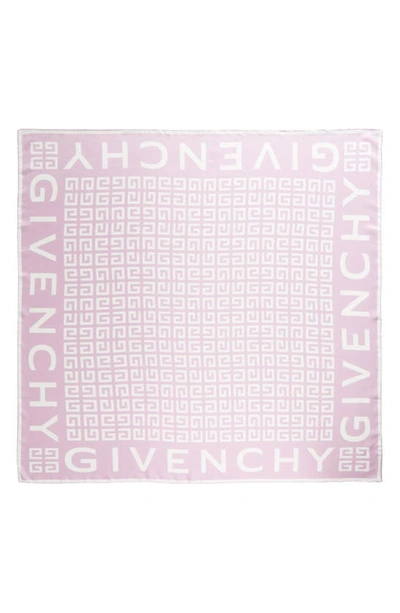 GIVENCHY 4G MONOGRAM SILK TWILL SQUARE SCARF