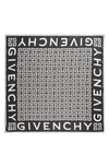 Givenchy 4g Pattern Square Scarf In Black