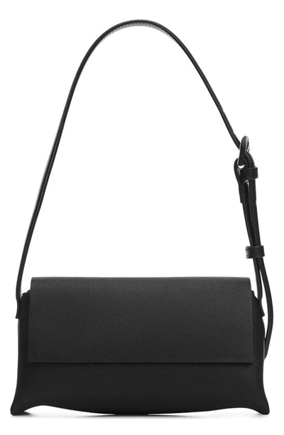 Mango Shoulder Bag With Strap Black