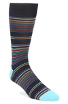 PAUL SMITH ELTON STRIPE CREW SOCKS