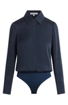 Favorite Daughter The Take Me Seriously Bodysuit In Navy