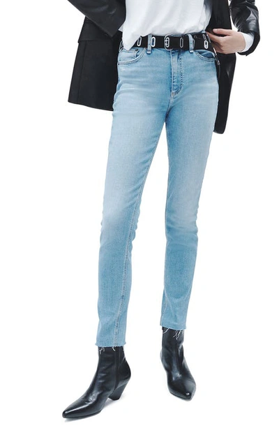 Rag & Bone Nina High Waist Skinny Jeans In Clemente