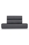Ella Jayne Home Solid Linen & Cotton 3-piece Duvet Set In Charcoal