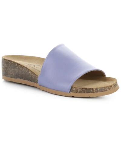 Bos. & Co. Lux Leather Sandal In Purple