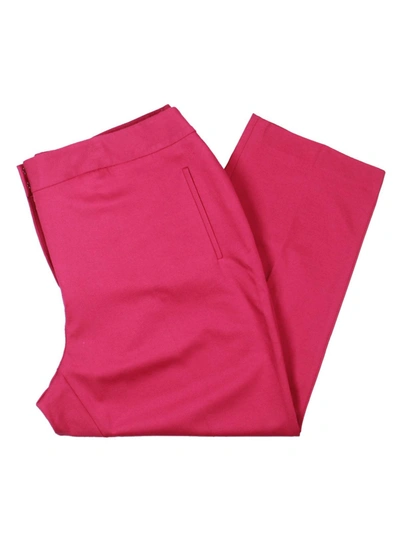 Bar Iii Plus Womens Knit Compression Dress Pants In Multi