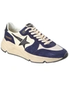 GOLDEN GOOSE RUNNING SOLE LEATHER & SUEDE SNEAKER