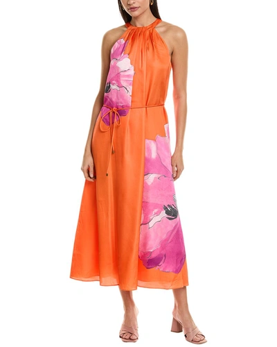 Ted Baker Swing Maxi Dress In Orange