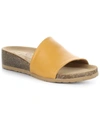 Bos. & Co. Lux Slide Sandal In Yellow