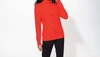 ALISON SHERI COWL NECK SWEATER IN RED