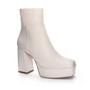 CHINESE LAUNDRY NORRA SMOOTH PLATFORM BOOT IN WHITE
