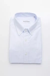 ROBERT FRIEDMAN BLUE COTTON MEN'S SHIRT