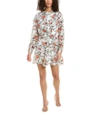 Iro Surplice Silk-blend Mini Dress In Green