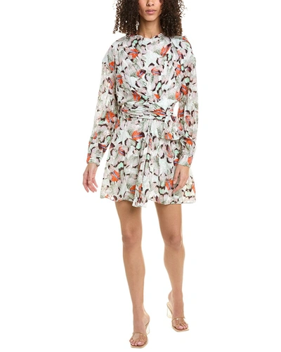 IRO FIL COUPE SILK-BLEND MINI DRESS