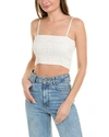 Atm Anthony Thomas Melillo Smocked Linen Tube Top In Brown
