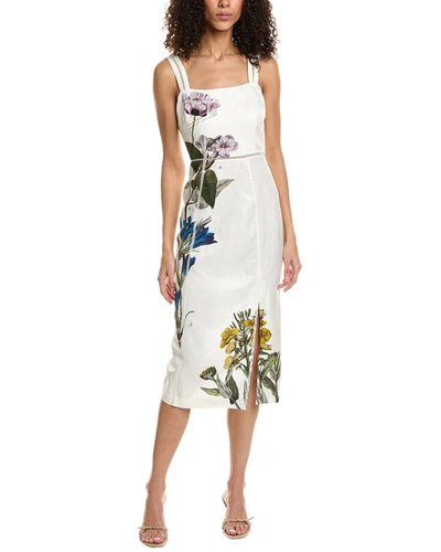 Ted Baker Jasmmie Square Neck Sheath Dress In White