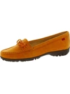 MARC JOSEPH ORCHARD ST GOLF WOMENS LEATHER SLIP ON LOAFERS